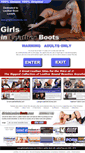 Mobile Screenshot of girlsinleatherboots.com